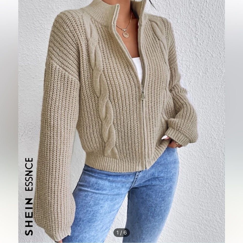 Beige cardigan